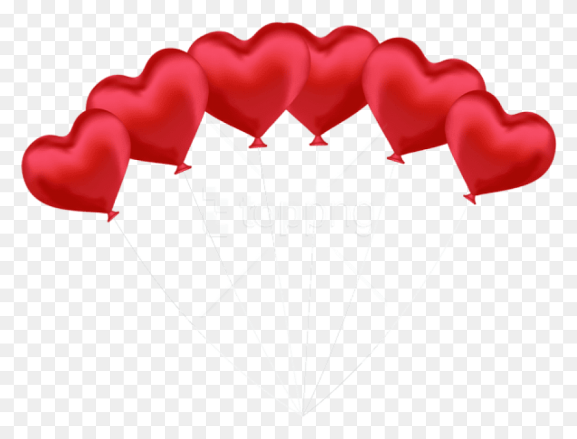 837x622 Free Heart Balloons Transparent Images Heart Balloons, Toy, Bow, Kite HD PNG Download