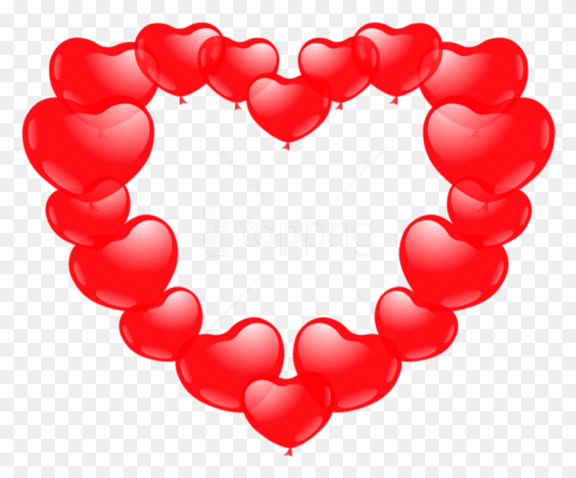 840x687 Png Сердце Ballon Hearts Images Портативная Сетевая Графика, Рука, Воздушный Шар, Мяч Hd Png