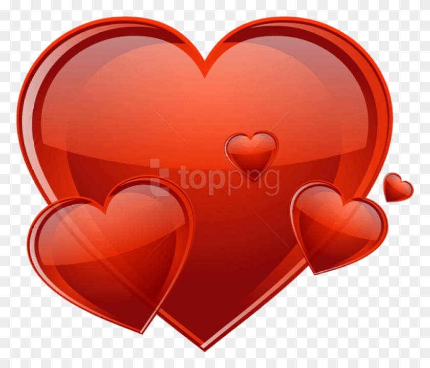 825x698 Corazones Png