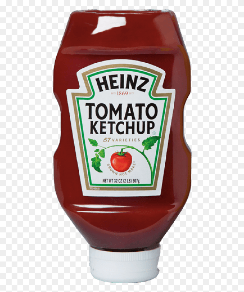 480x945 Free Heinz Tomato Ketchup Label Images Ketchup Squeeze Bottle Heinz, Food HD PNG Download