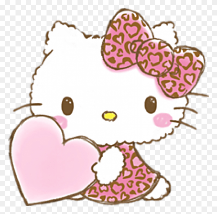 850x839 Descargar Png Hello Kitty Imágenes Transparente Hello Kitty We Heart, Peluche, Juguete, Pastel De Cumpleaños Hd Png