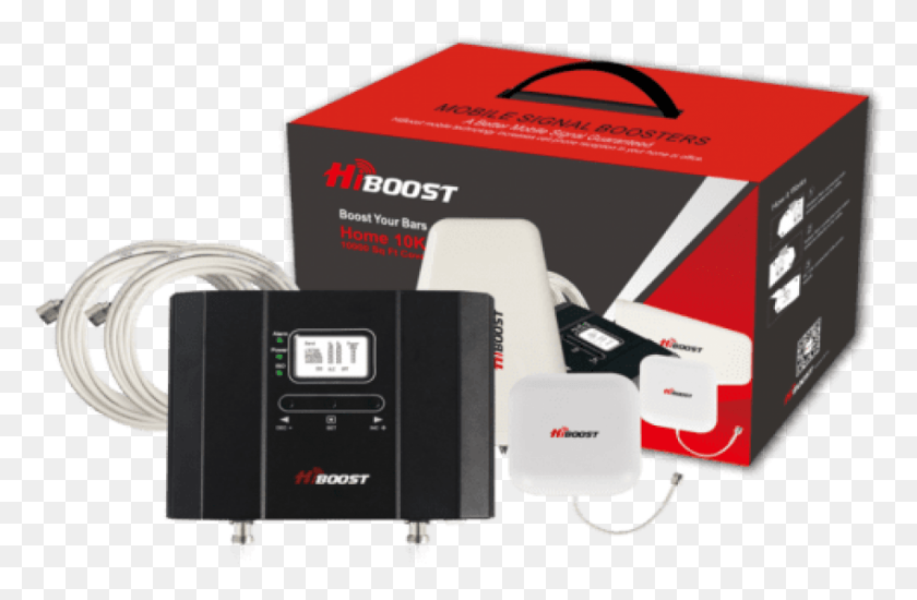 850x535 Free Hiboost Home 10k Lcd Cell Phone Signal Cellular Repeater, Adapter, Electronics, Plug HD PNG Download