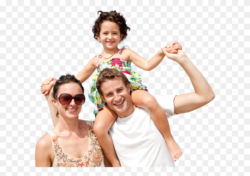 606x533 Free High Quality Family Transparent Images Family Beach, Person, Sunglasses, Accessories HD PNG Download