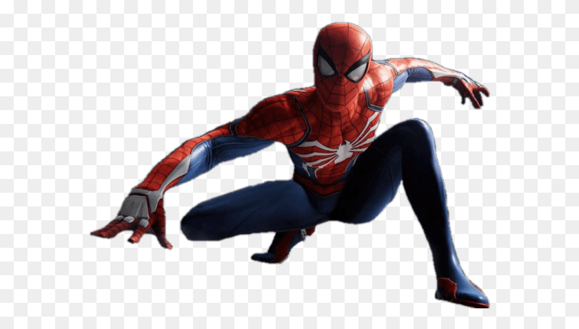 584x418 Descargar Png Spiderman Transparente Spider Man Ps4 De Alta Calidad, Persona, Humano, Inflable Hd Png