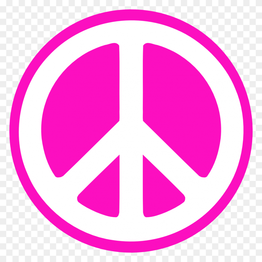 999x999 Free Hippie Art Cliparts Clip On Peace Sign Vector Free, Symbol, Sign, Road Sign HD PNG Download