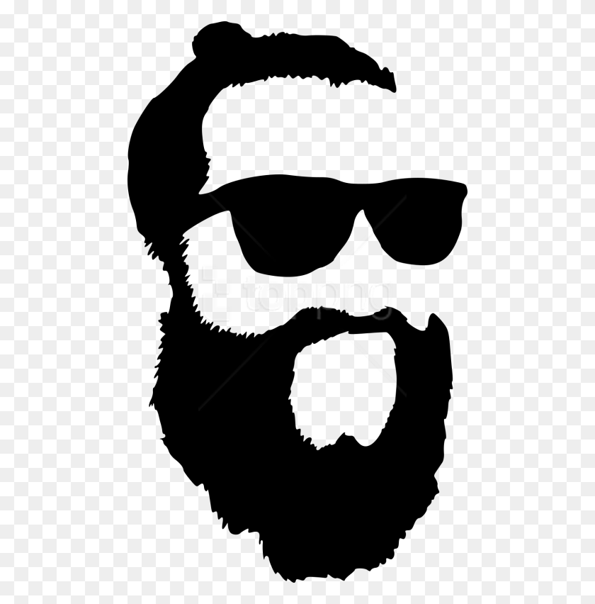 480x792 Free Hipster With Sunglasses Silhouette Images, Stencil, Person, Human HD PNG Download