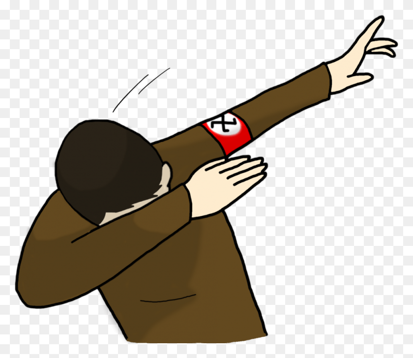 966x828 Free Hitler Dab Images Background Hitler Meme, Hug, Arm, Symbol HD PNG Download