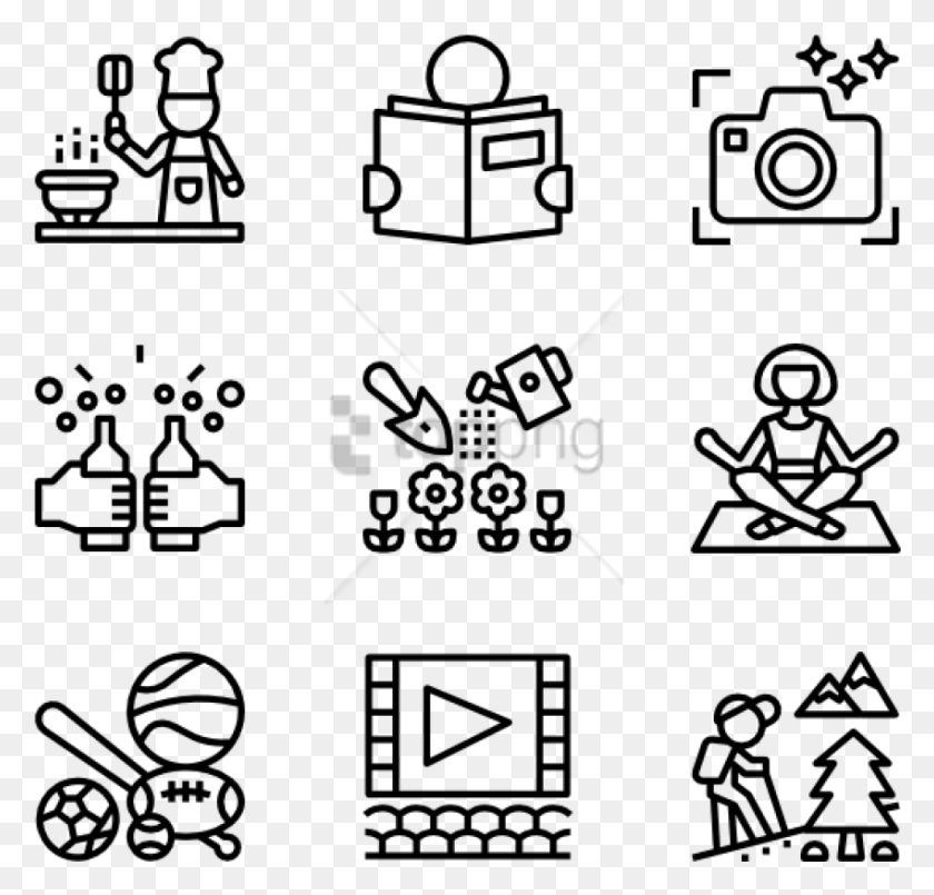 850x812 Free Hobbies 36 Icons Fantasy Icon, Text, Stencil, Alphabet HD PNG Download