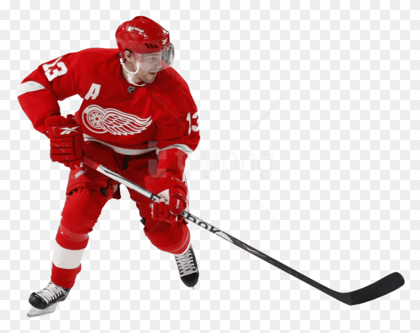 828x644 Free Hockey Player Images Background College Ice Hockey, Helmet, Clothing, Apparel HD PNG Download