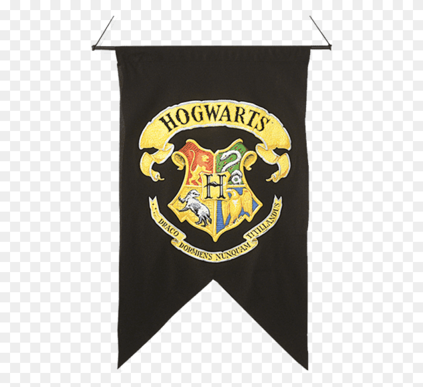 480x708 Descargar Png / Bandera De Hogwarts Png