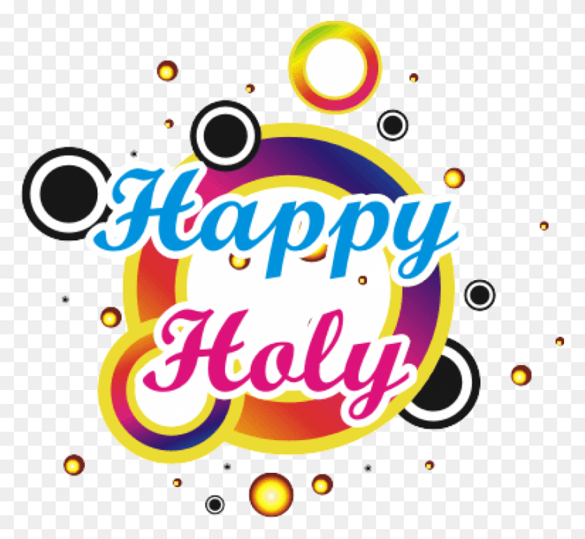 851x779 Free Holi Logo Images Background Happy Holi Logo, Graphics, Poster HD PNG Download