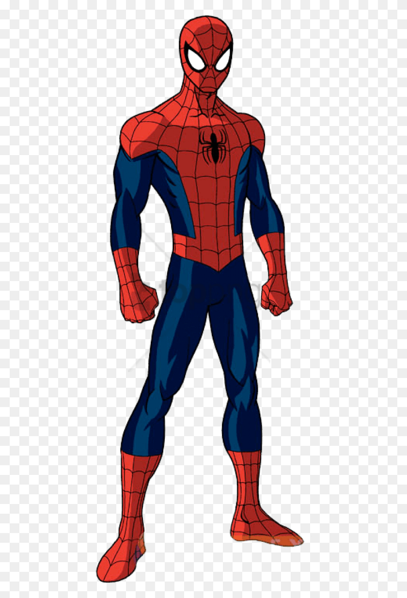 448x1174 Free Hombre Parado Image With Transparent Spectacular Spider Man Amazing, Sleeve, Clothing, Apparel HD PNG Download