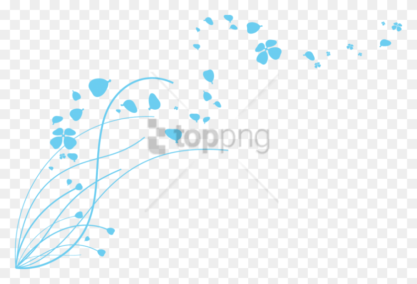 850x558 Free Horizontal Line Design Image With Horizontal Floral Design, Text, Network, Plot HD PNG Download