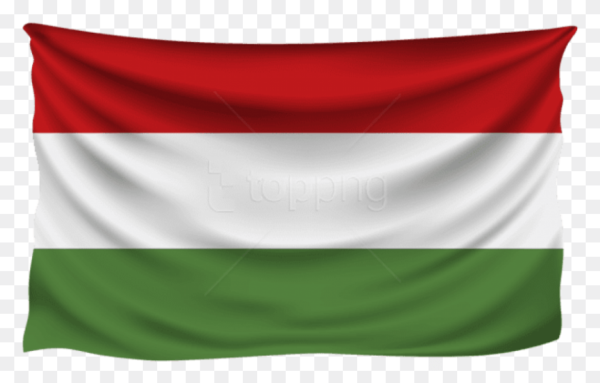 834x511 Bandera De Hungría Png / Bandera Arrugada Hd Png