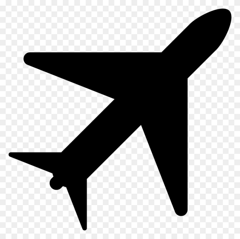 850x849 Free Icono De Avion Images Background Planes Icon, Bow, Symbol, Star Symbol HD PNG Download