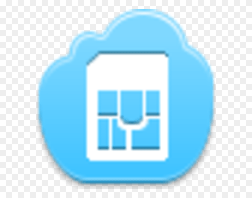 600x600 Бесплатные Иконки Cloud Sim, Этикетка, Текст, Первая Помощь Hd Png Скачать
