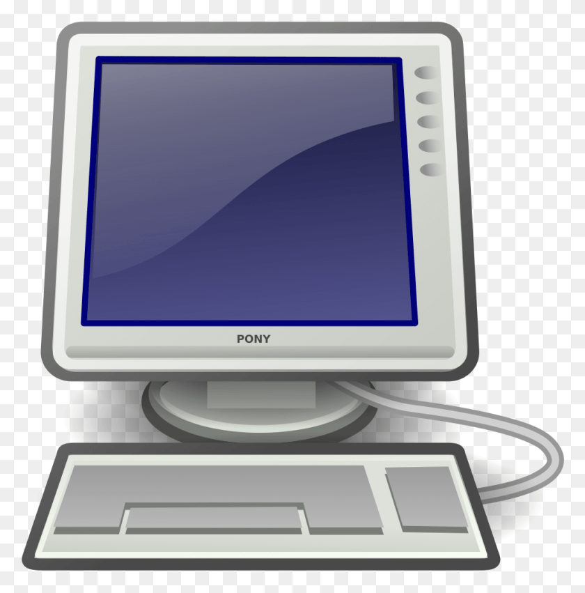 967x981 Free Icons Computer Svg, Pc, Electronics, Monitor HD PNG Download