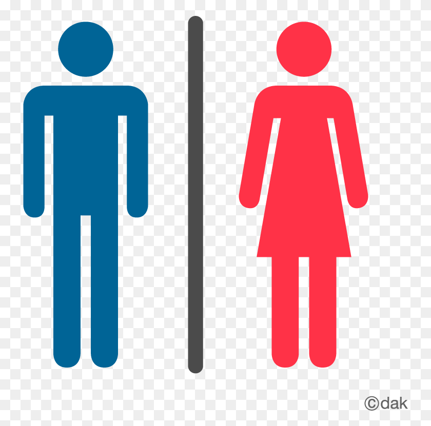 751x771 Free Icons Male And Female Bathroom Signs, Symbol, Sign, Dynamite HD PNG Download