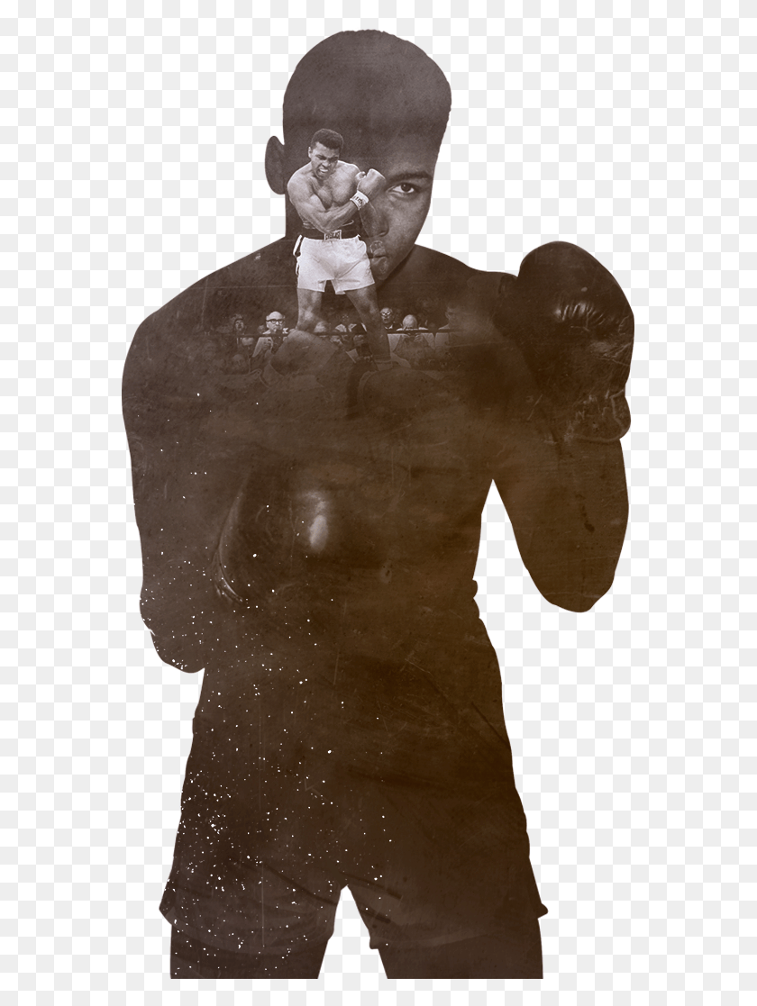 569x1057 Free Icons Muhammad Ali Boxing Transparent, Person, Clothing, Back HD PNG Download