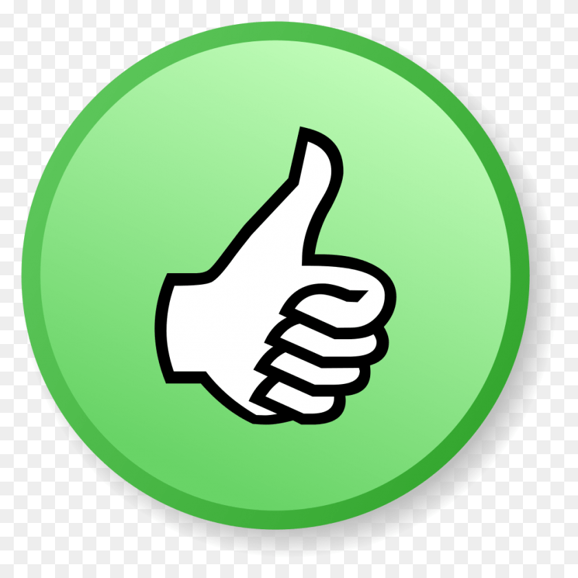 935x935 Free Icons Very Good Icon, Thumbs Up, Finger, Hand HD PNG Download
