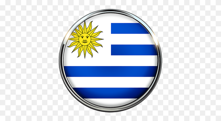 401x400 Бесплатная Иллюстрация Флаг Уругвая Круг Америка Солнце Скрапбукинг, Логотип, Символ, Товарный Знак Hd Png Скачать