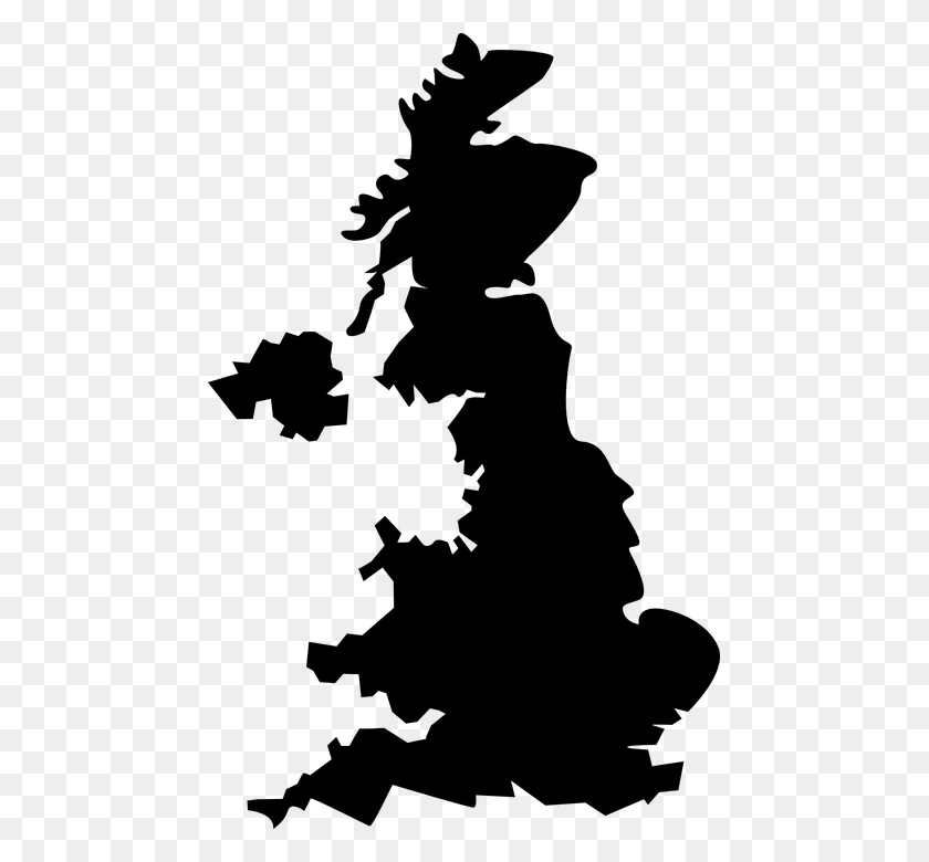 463x720 Free Image On Pixabay United Kingdom Great Black Map Of Uk, Gray, World Of Warcraft HD PNG Download