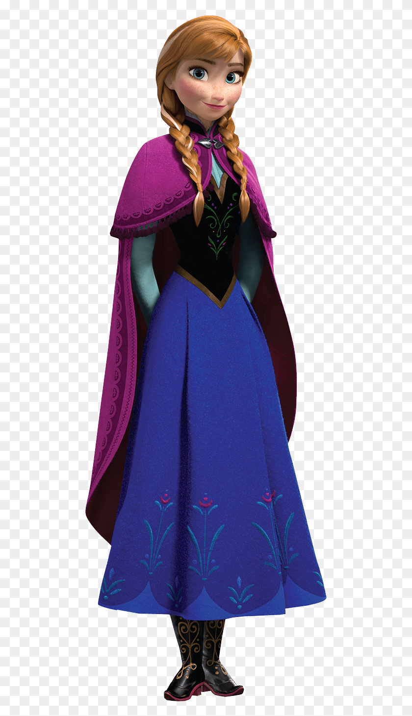 493x1401 Free Images Anna Frozen, Clothing, Apparel, Dress HD PNG Download
