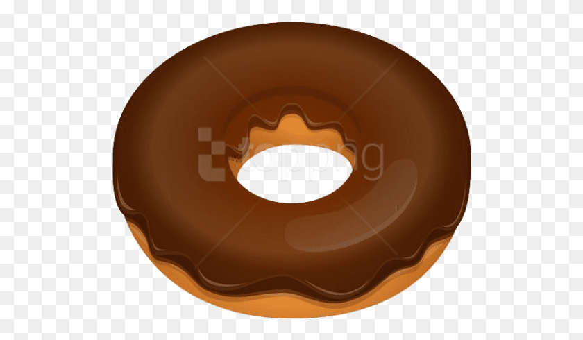520x430 Descargar Png / Donut De Chocolate, Pastelería, Postre, Comida Hd Png