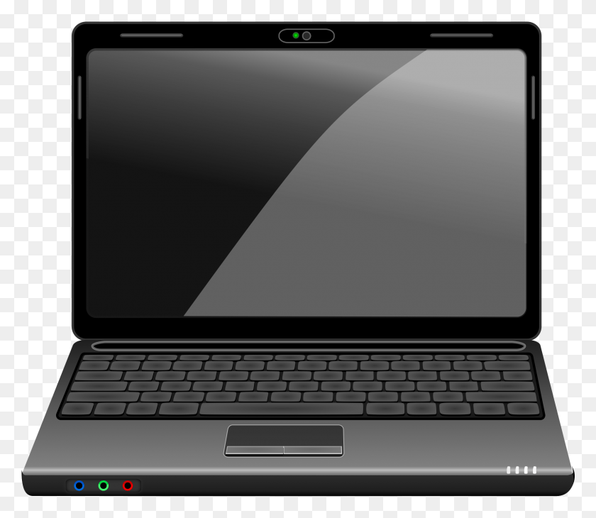 2369x2037 Free Images Laptop Clipart Black And White Pictures Format Laptop, Pc, Computer, Electronics HD PNG Download