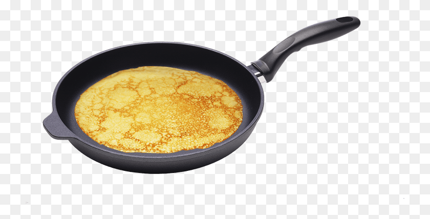 741x368 Free Images Pancake In Pan, Spoon, Cutlery, Bread HD PNG Download