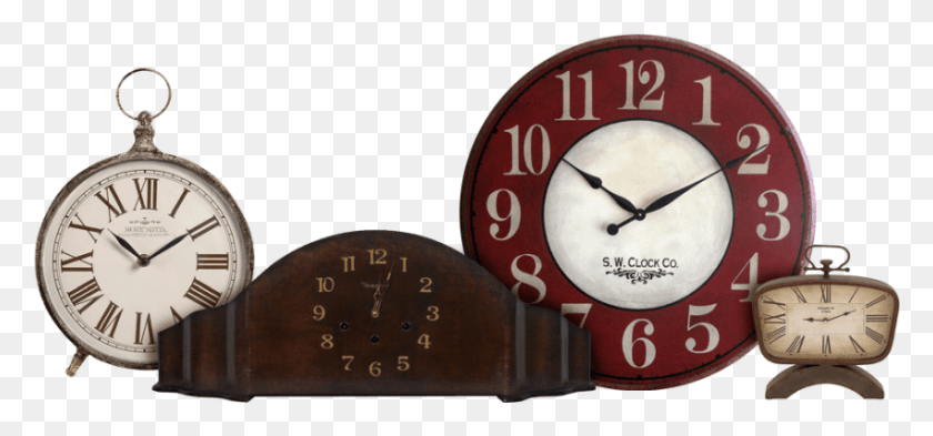 850x363 Free Imax Home 97112 Norida Desk Clock Wall Clocks, Wall Clock, Analog Clock, Clock Tower HD PNG Download