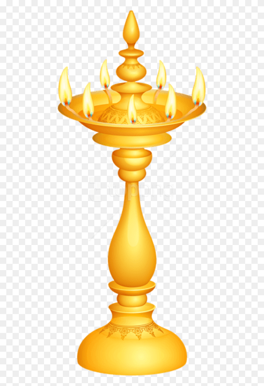 479x1169 Free Indian Deco Candlestick Clipart Oil Lamp Diwali Lamp, Lighting, Light, Spotlight Hd Png Descargar
