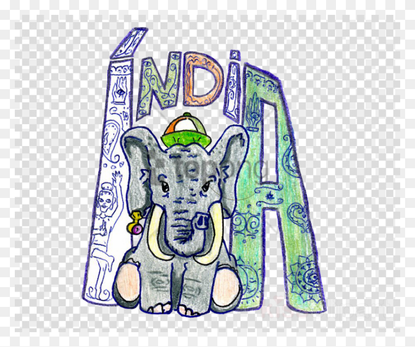 850x699 Png Рисунок Индийского Слона Рисунок Индийского Слона, Рисунок Hd Png Скачать