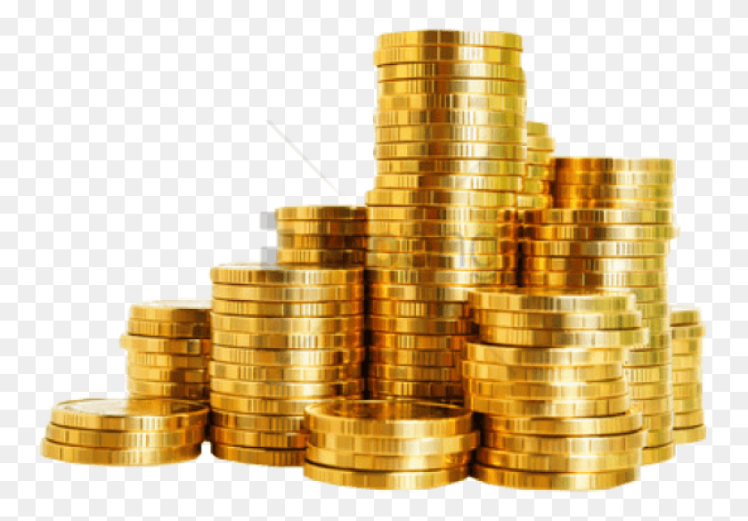 753x525 Descargar Png Moneda De Oro India Con Monedas De Oro Transparentes, Dinero, Tesoro Hd Png