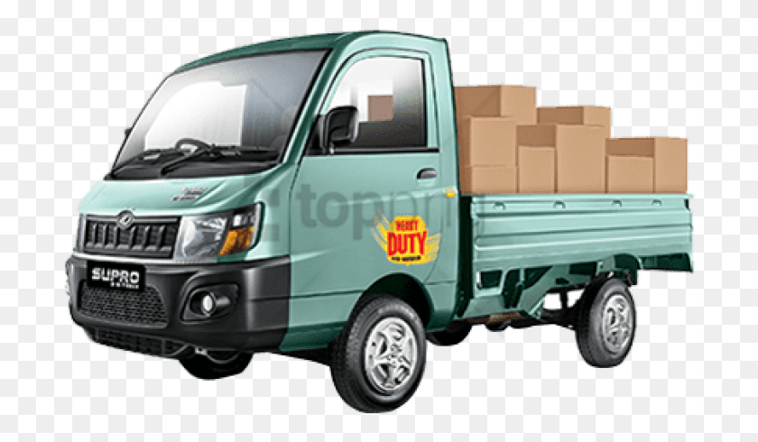 702x430 Free Indian Truck Images Background Mahindra Supro Mini Truck, Vehicle, Transportation, Van HD PNG Download