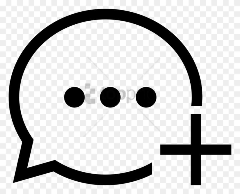 850x675 Descargar Png Iniciar Sesión De Chat En Grupo Icono De Chat De Grupo, Stencil, Texto, Símbolo Hd Png