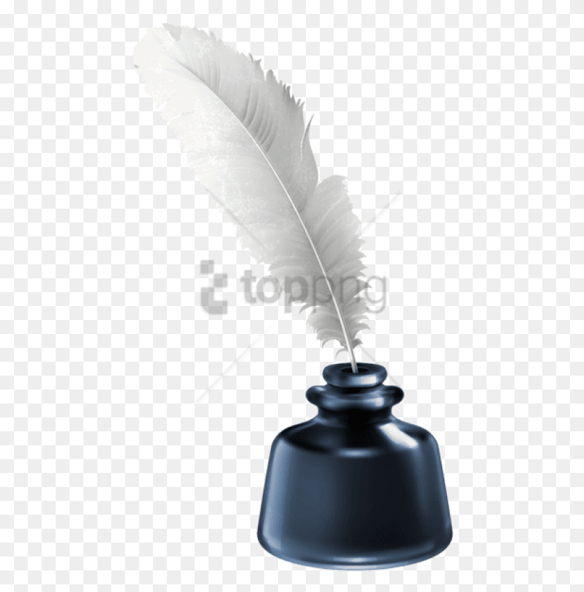 466x791 Free Ink And Quill Image With Transparent Background Quill And Ink, Bottle, Ink Bottle, Leaf HD PNG Download
