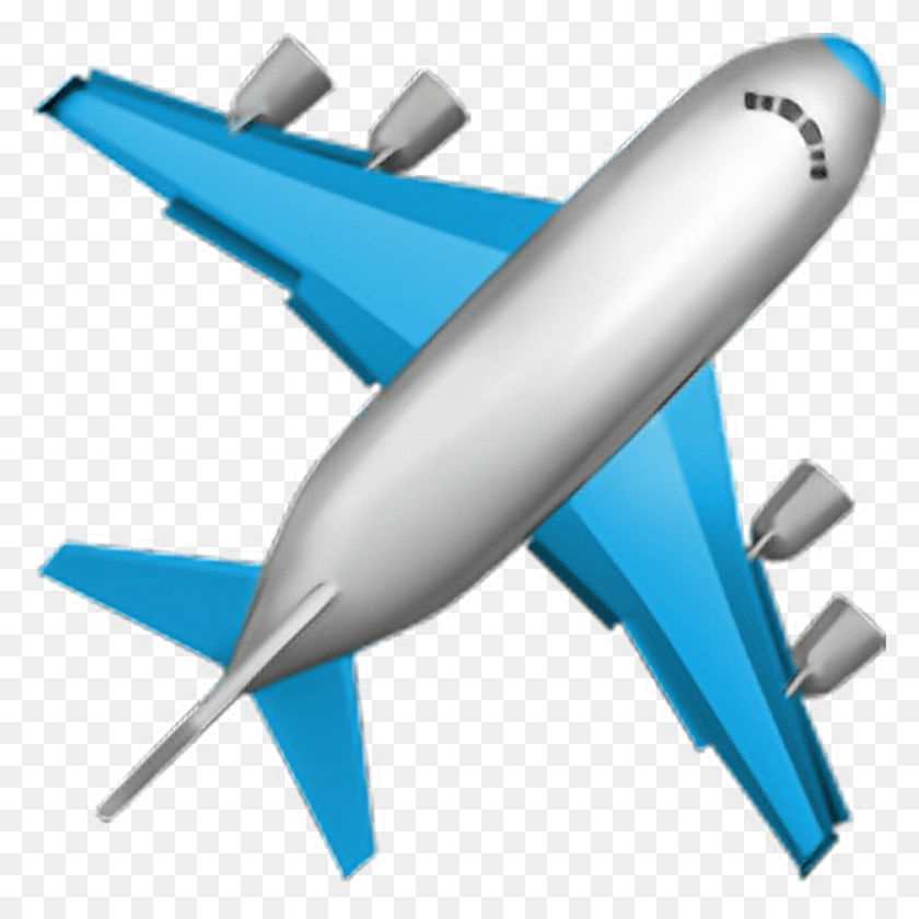 1024x1024 Free Iphone Airplane Emoji Images Airplane Emoji, Vehicle, Transportation, Aircraft HD PNG Download