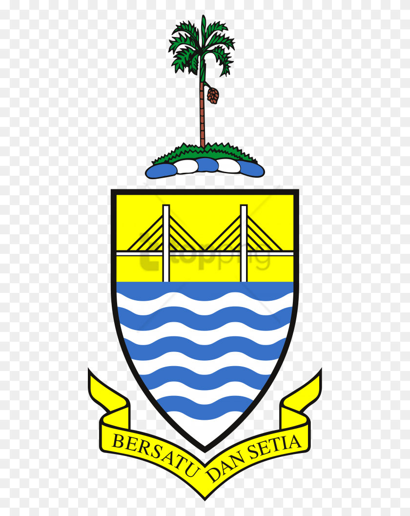 480x997 Free Jata Negeri Pulau Pinang Images Transparent Penang Coat Of Arms, Logo, Symbol, Trademark HD PNG Download