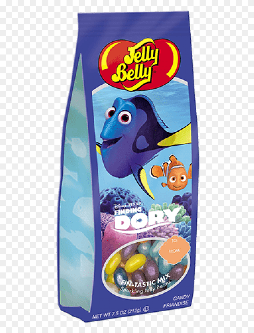 481x1040 Jelly Belly Finding Dory Images Jelly Belly, Этикетка, Текст, Животное, Hd Png Скачать
