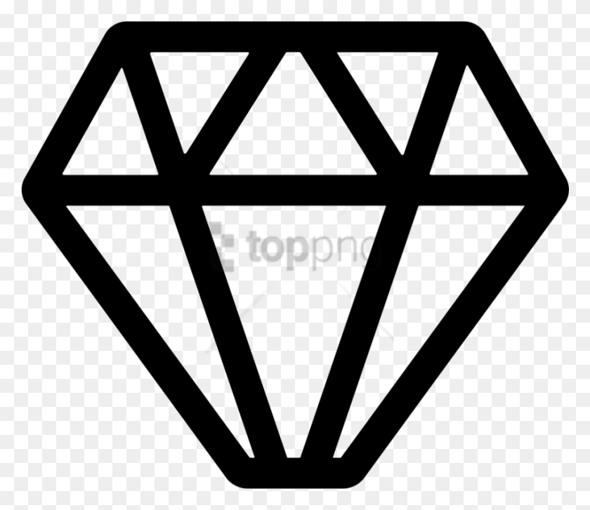 850x727 Free Jewelry Icon Image With Transparent Background Luxury Icon, Triangle, Plectrum, Symbol HD PNG Download