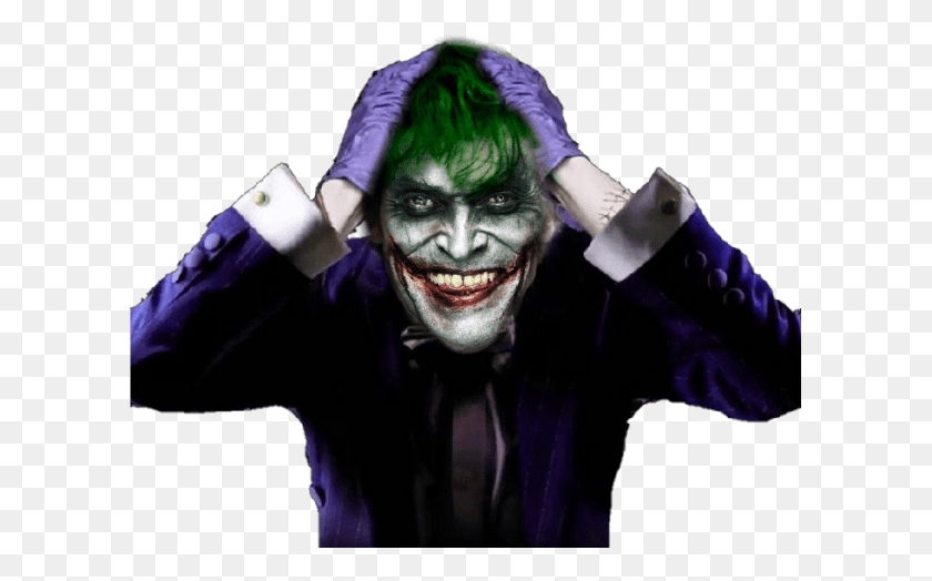 607x464 Free Joker Images Transparent Suicide Squad Joker, Costume, Performer, Person HD PNG Download