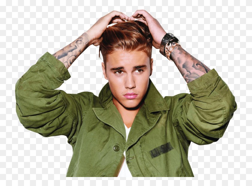 744x560 Descargar Justin Bieber Chaqueta Verde Justin Bieber 2016, Piel, Persona, Humano Hd Png