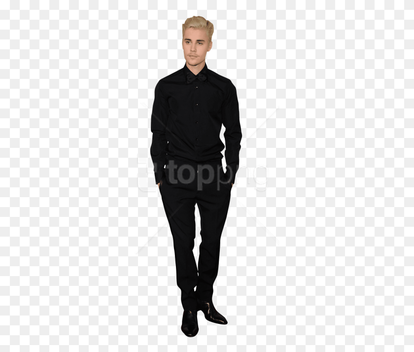 295x654 Free Justin Bieber In Black Heron Preston Handle With Care Hoodie, Person, Human, Duel HD PNG Download