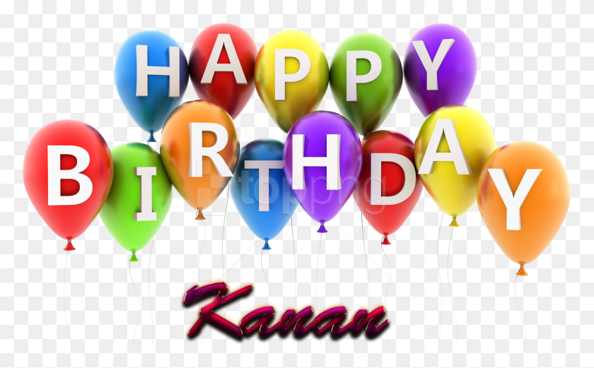 Kanan Happy Birthday Vector Cake Имя Торт ко дню рождения с именем Симран, воздушный шар, мяч PNG скачать