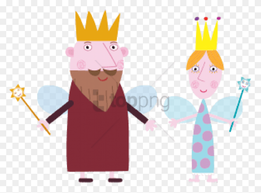 848x611 Free King And Queen Thistle Clipart Ben And Holly King Thistle, Person, Human, Clothing HD PNG Download
