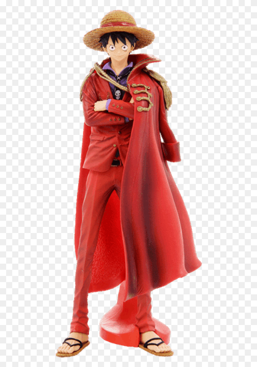 480x1137 Free King Of Artist Luffy 20th Images Action Figure Monkey D Luffy, Clothing, Apparel, Robe HD PNG Download