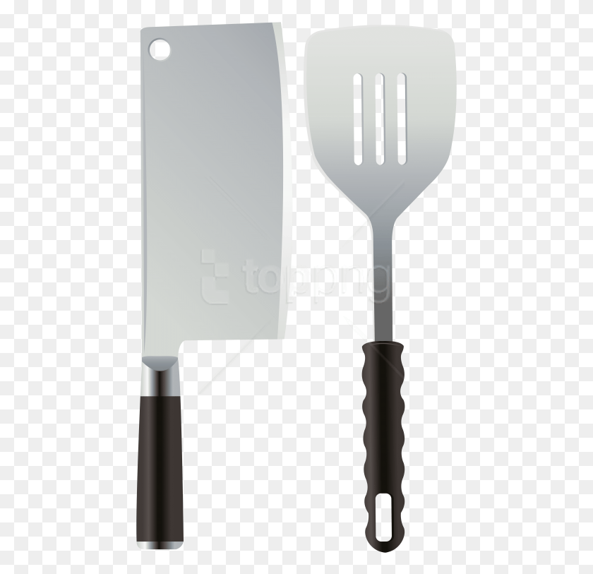 455x753 Png Кухонный Нож И Лопатка Кухонные Принадлежности, Вилка, Столовые Приборы Png Скачать