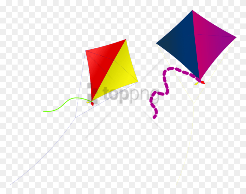850x655 Free Kite Banner S 6 Buy Essay Image With Portable Network Graphics, Toy, Bow HD PNG Download