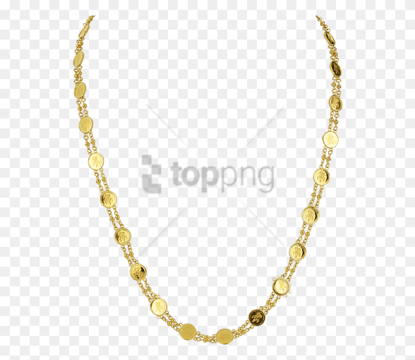 548x669 Free Ladies Gold Chain Image With Transparent Laxmi Haar, Necklace, Jewelry, Accessories HD PNG Download